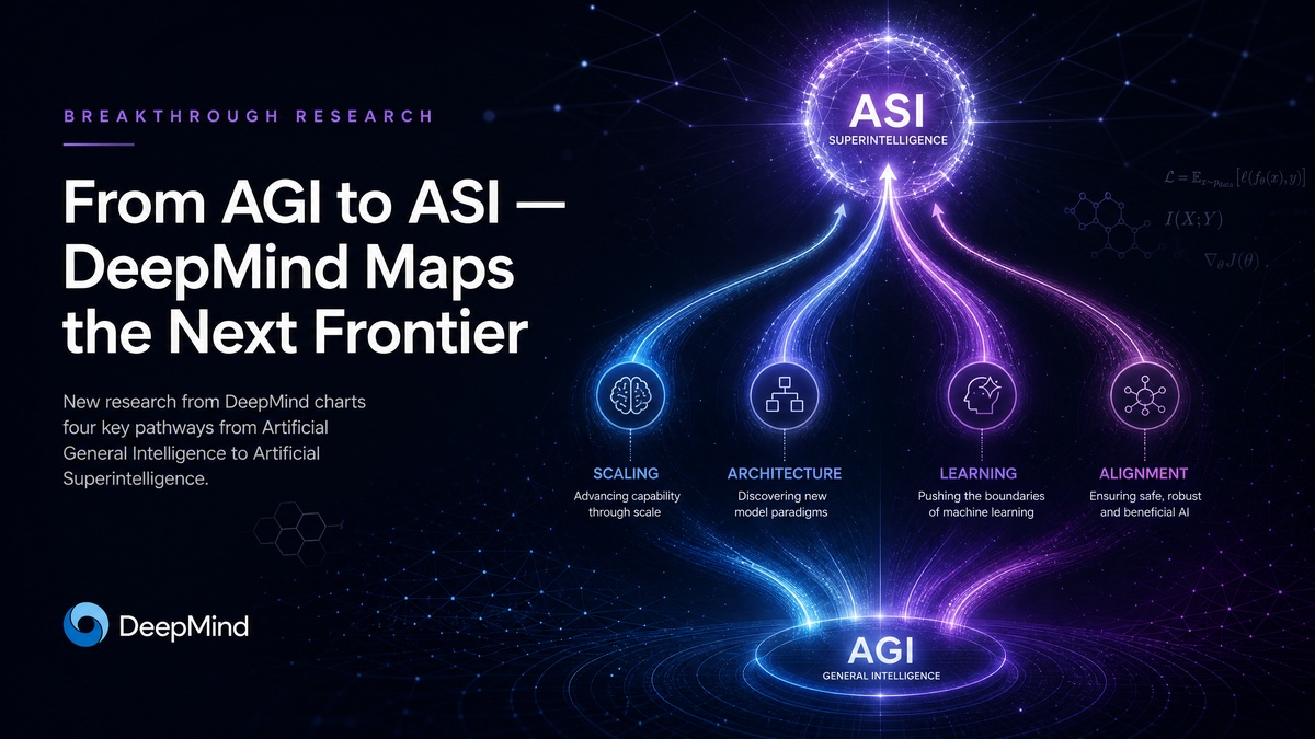 Google DeepMind — AGI to ASI Pathways