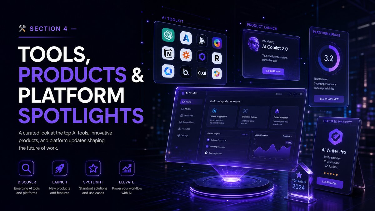 AI Doses Section 4 - Tools Products Platform Spotlights Jul 2026