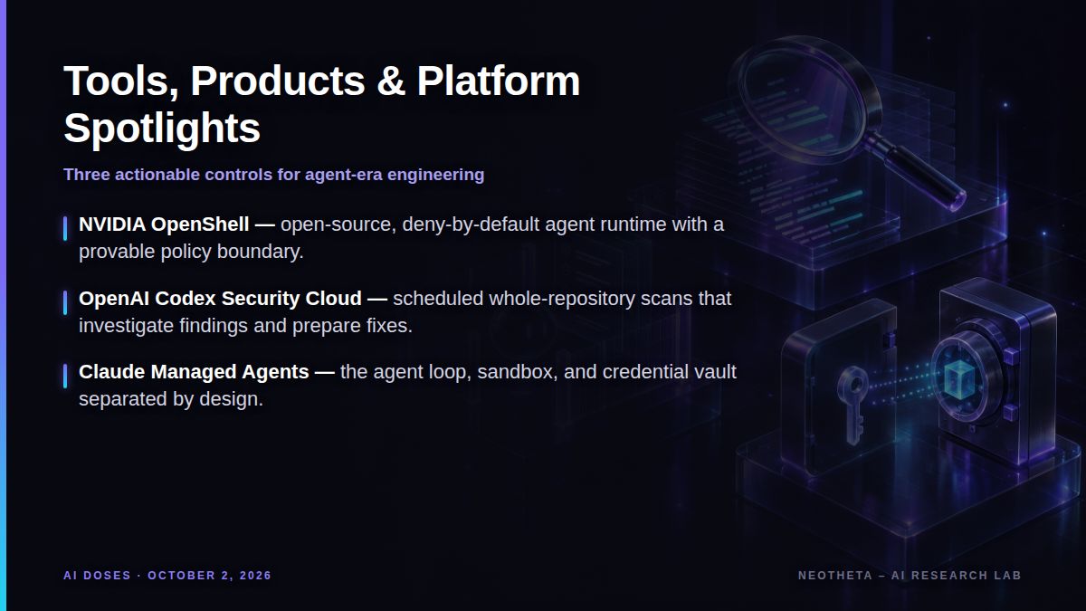 AI Doses Section 4 - Tools, Products & Platform Spotlights October 2026